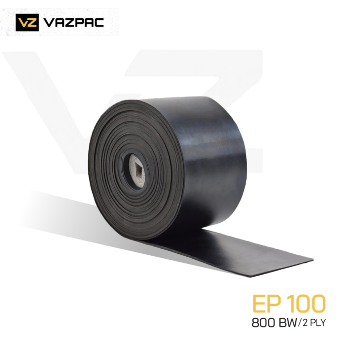 VAZPAC EP100 Rubber Conveyor Belts 2 Ply BW 800
